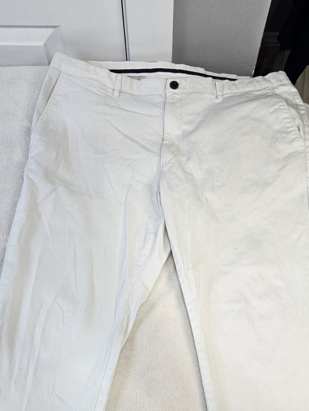 Goodthreads Men's White Straight Chinos